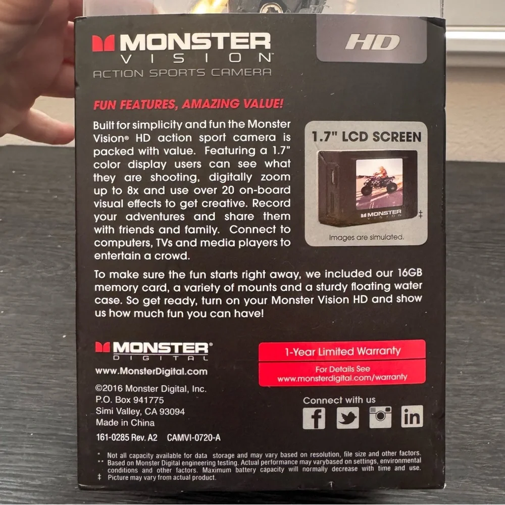 Monster Vision new unopened